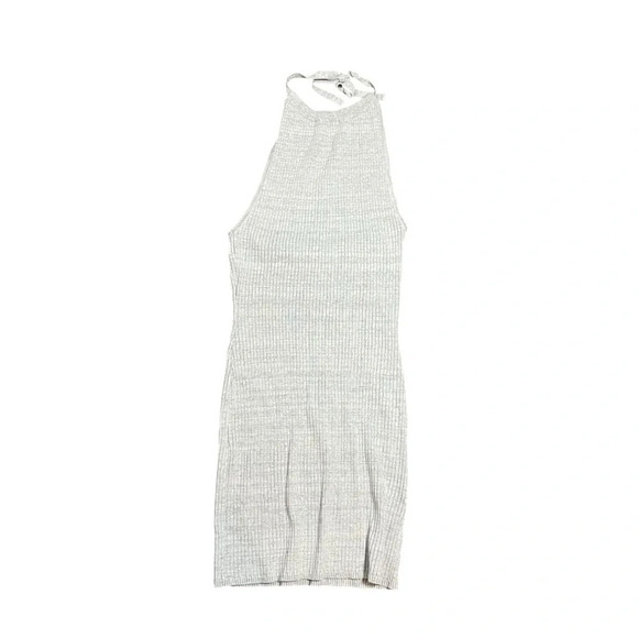 NWT Lulu’s 4th & Reckless Hanna Ribbed Bodycon Halter Dress in Grey Size M - Picture 11 of 15